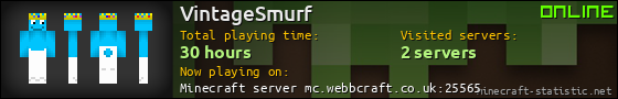 VintageSmurf userbar 560x90