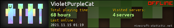 VioletPurpleCat userbar 560x90