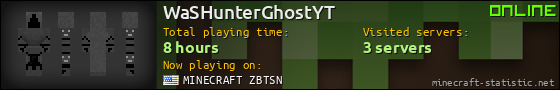 WaSHunterGhostYT userbar 560x90