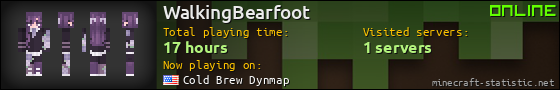 WalkingBearfoot userbar 560x90