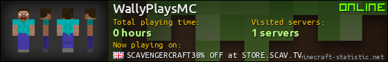 WallyPlaysMC userbar 560x90