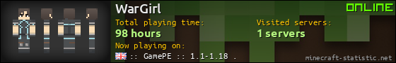 WarGirl userbar 560x90