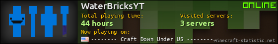 WaterBricksYT userbar 560x90