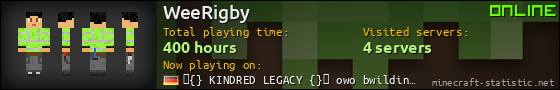 WeeRigby userbar 560x90