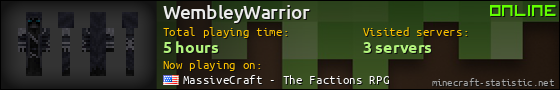 WembleyWarrior userbar 560x90