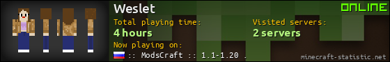 Weslet userbar 560x90
