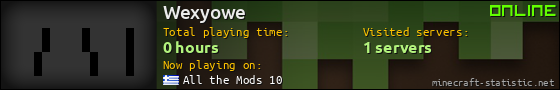 Wexyowe userbar 560x90