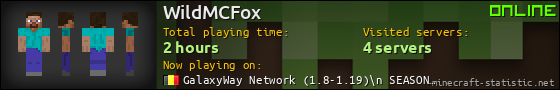 WildMCFox userbar 560x90