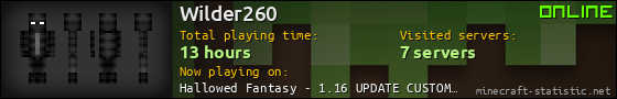 Wilder260 userbar 560x90