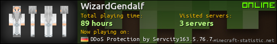 WizardGendalf userbar 560x90