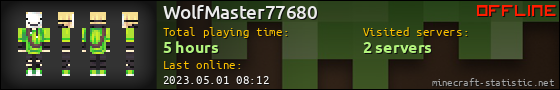 WolfMaster77680 userbar 560x90