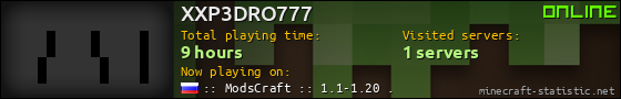 XXP3DRO777 userbar 560x90