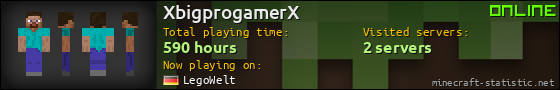 XbigprogamerX userbar 560x90