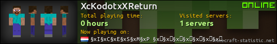 XcKodotxXReturn userbar 560x90