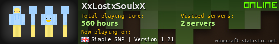 XxLostxSoulxX userbar 560x90