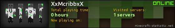 XxMcribbxX userbar 560x90