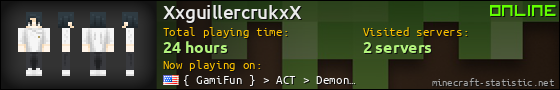 XxguillercrukxX userbar 560x90