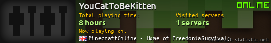 YouCatToBeKitten userbar 560x90