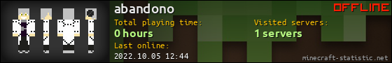 abandono userbar 560x90