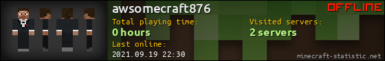 awsomecraft876 userbar 560x90