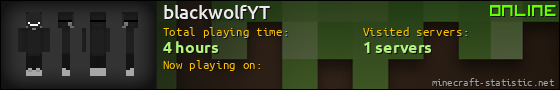 blackwolfYT userbar 560x90