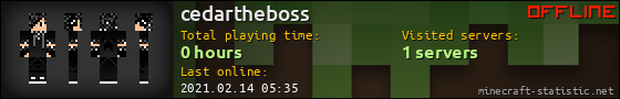 cedartheboss userbar 560x90