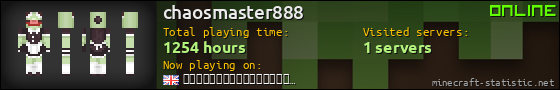 chaosmaster888 userbar 560x90