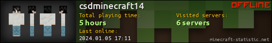 csdminecraft14 userbar 560x90