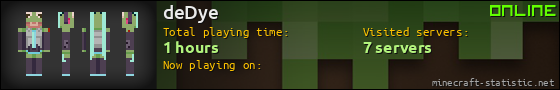 deDye userbar 560x90