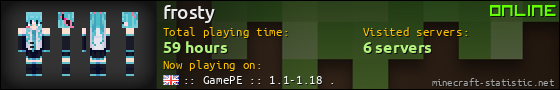 frosty userbar 560x90