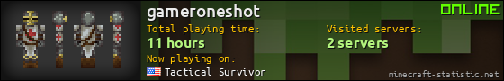 gameroneshot userbar 560x90