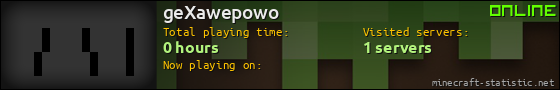 geXawepowo userbar 560x90