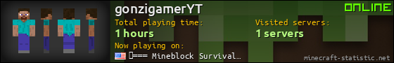 gonzigamerYT userbar 560x90