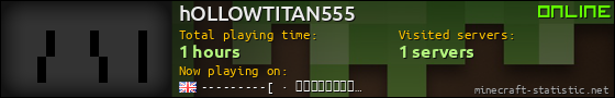 hOLLOWTITAN555 userbar 560x90