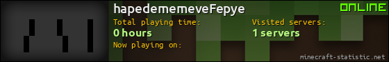 hapedememeveFepye userbar 560x90