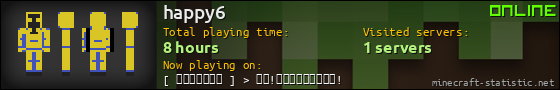 happy6 userbar 560x90