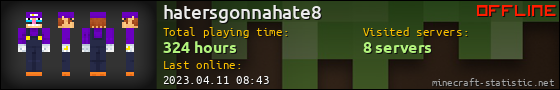 hatersgonnahate8 userbar 560x90