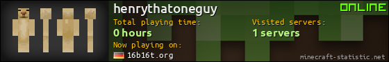 henrythatoneguy userbar 560x90