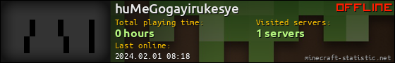 huMeGogayirukesye userbar 560x90