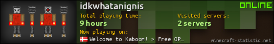 idkwhatanignis userbar 560x90