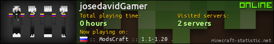 josedavidGamer userbar 560x90