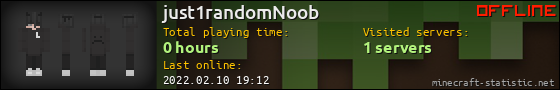 just1randomNoob userbar 560x90