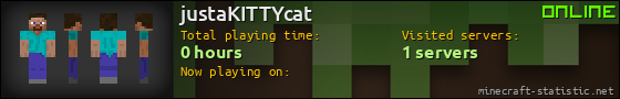 justaKITTYcat userbar 560x90