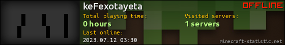 keFexotayeta userbar 560x90