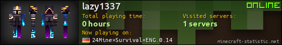 lazy1337 userbar 560x90