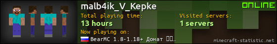 malb4ik_V_Kepke userbar 560x90