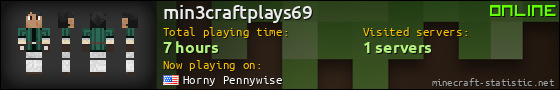 min3craftplays69 userbar 560x90