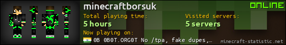 minecraftborsuk userbar 560x90