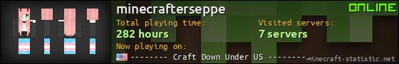 minecrafterseppe userbar 560x90