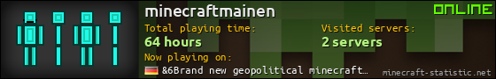 minecraftmainen userbar 560x90